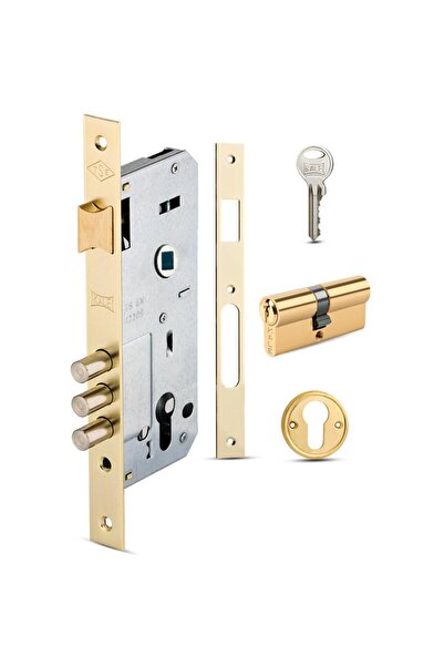 Kale Kilit Kale 2000 152-3MR 45 mm 3 milli silindirli gömme kapı kilidi bilya...