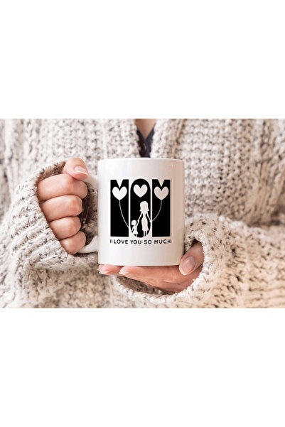 MODA كوب بورسلين هدية مطبوع عليه Super Best Mom Mama Mother Mother