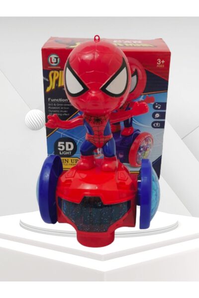 TSUMAB Spider-Man Balance Car Toy with 5D Lights and Music