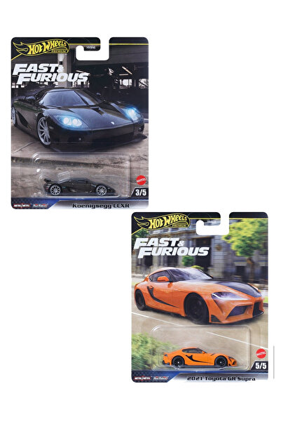 HOT WHEELS Koenigsegg CCXR - 2021 Toyota GR Supra (2li Set)