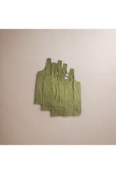 Mevsim 3 Pieces Men's Colorful Combed Cotton Tank Tops