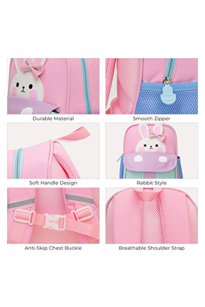 Moon Preschool Backpack for Kids(Ages 3–6) – Fun 3D Design, Comfortable Padded Straps,