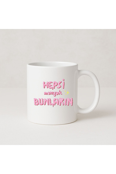 MODA كوب بورسلين هدية مطبوع عليه جميع أشكال الكعك من ماينك