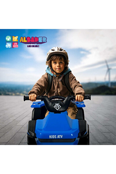 ALBADER Kids Ride On Toy With 4 Wheels, Ride On Bike, Electric Motorcycle 6V, Off-Road Vehicle