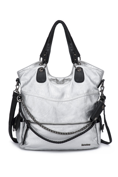 Hüvendo حقيبة كتف برشلونة الرياضية ذات الطراز البوهيمي واسعة وكبيرة الحجم بحز...