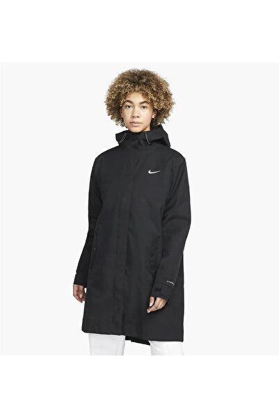Nike Sportswear Essential Storm-Fıt Dokuma Siyah Kadın Parka Ceketi dm6245 010