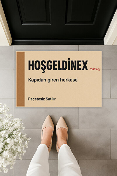 Dormot Modern Digital Printing Doormat - Fun Humor Welcomeex Door Front Mat 70X45Cm