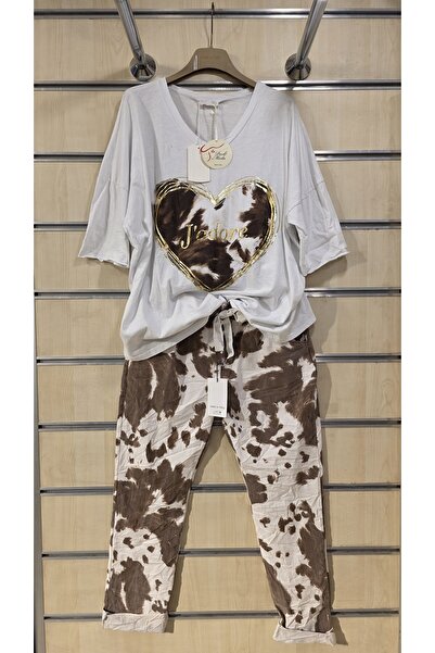 Park Moda Italian Top and Bottom 2-Piece Set Tie-Dye Pattern
