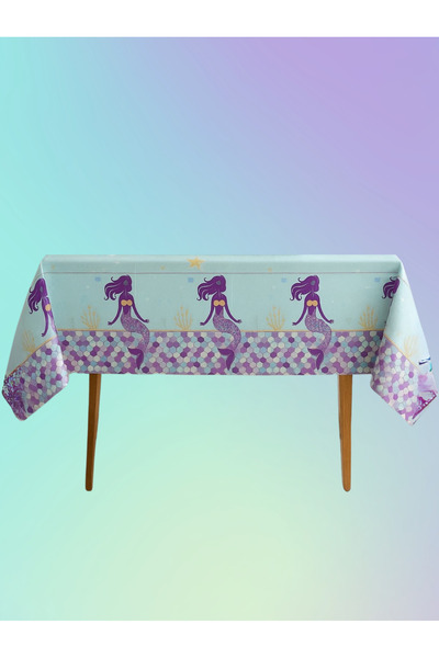 Umamiçe مفرش طاولة بتصميم حورية البحر – 120×180 سم