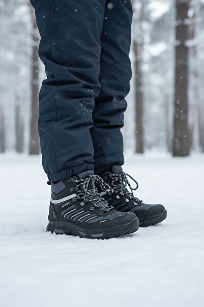 welissa Fermuarlı Bot Su Geçirmez Soğuğa Dayanıklı Kışlık Günlük Bot