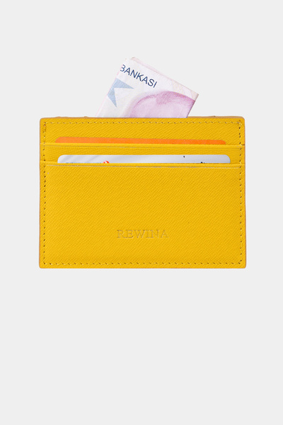 Lysande Minimalist Genuine Leather Card Holder Slim Design Wallet with 6 Card Slots and 1 Coin Compartment