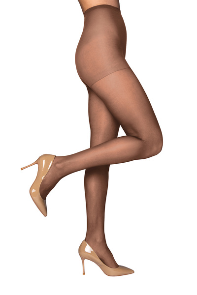 PETRA-ELISA Lycra Tights 15 Den Maria, Chestnut, XXL