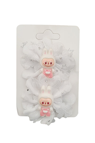 FuryaTedarik مشبك شعر لابوبو على شكل فيونكة: مجموعة من مشابك الشعر مكونة من ق...