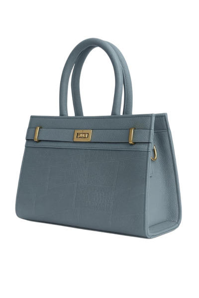 Generic Stylish Ladies Handbag – Gold Buckle, PU Leather