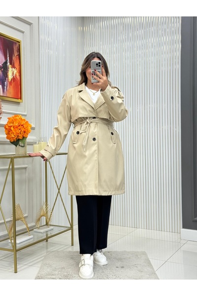 GK Bondit Fabric Trench Coat