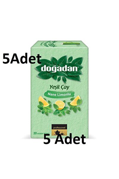 Doğadan Yeşilçay Nane Limonlu 20'li Poşet 5 adet