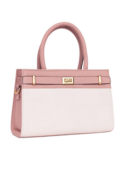Generic Stylish Ladies Handbag – Gold Buckle, PU Leather