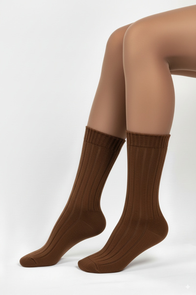 Dore Original Women's Soft Touch Premium Series Soft Textured Wool Corduroy Winter Sleeping Socks 1 Pair