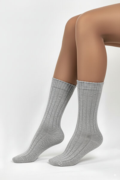 Dore Original Women's Soft Touch Premium Series Soft Textured Wool Corduroy Winter Sleeping Socks 1 Pair