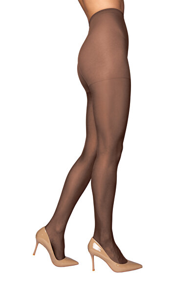 PETRA-ELISA Γυναικείο Καλσόν Λύκρα 20 DEN Ioana, Καστανό, XL