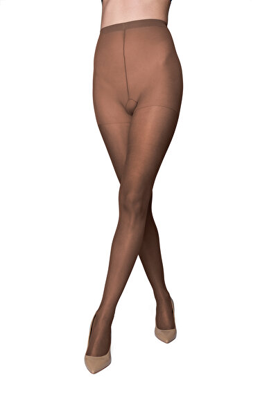 PETRA-ELISA Γυναικείο Καλσόν Λύκρα 20 DEN Ioana, Καστανό, XL