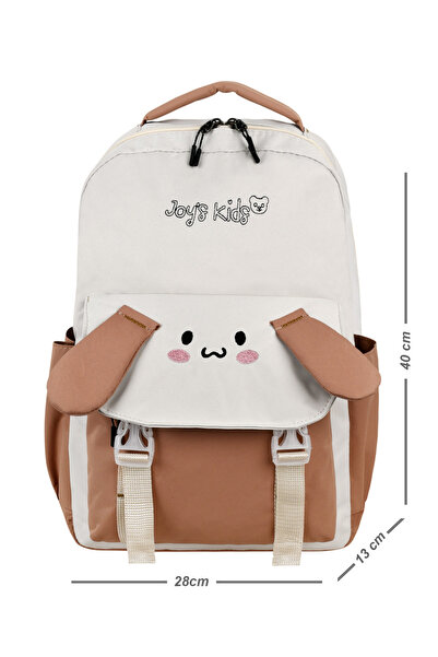 H&D COLLECTİON Joy's Ki̇ds 3-Piece School Bag Set - Cute Rabbit Design