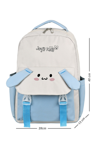 H&D COLLECTİON Joy's Ki̇ds 3-Piece School Bag Set - Cute Rabbit Design