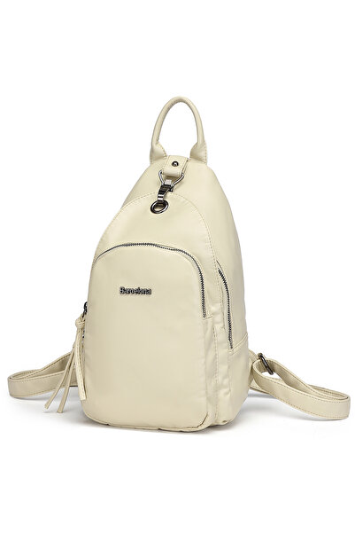 Hüvendo حقيبة ظهر نسائية صغيرة الحجم من برشلونة ديلي سبورتس 1639 بيج