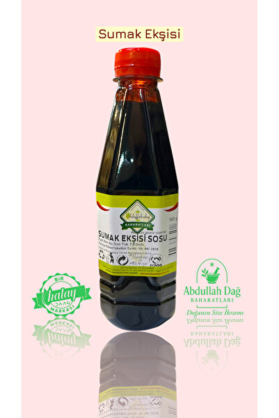 ABDULLAH DAĞ Hatay Yöresinden Doğal Ekşi Sumak Ekşisi Suyu Sıvı 500 gr