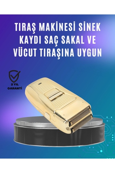ALFA AKSESUAR 03 Powerful motor corded beard & moustache trimmer with steel blade