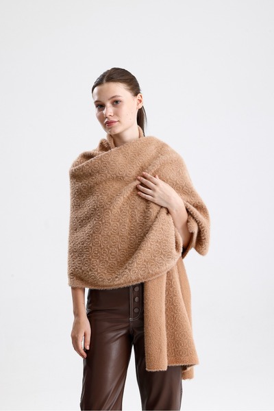 Mask Modern Design Tricoshal Brand-Soft Textured, Comfortable, Lightweight and Stylish-With Portable Case Bag-170X70 cm