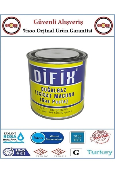 GrossAVM Doğalgaz Tesisat Macunu - 400GR