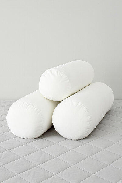 ERKPILLOW Boncuk silikon tela iç yastığı silindie dolgusu 13 ×40 cm uyumlu