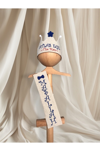 MİESSA Sünnet kıyafeti, isimli kişiye özel sünnet takımı, bebek ve çocuk sünnet seti