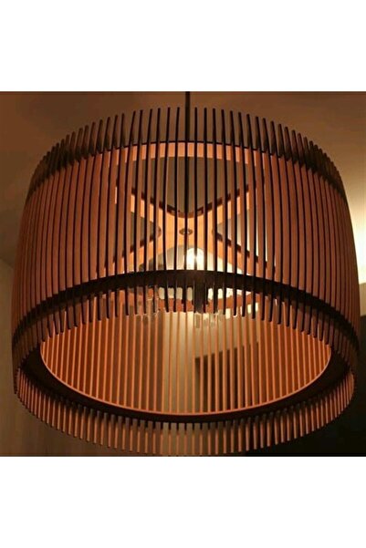 Luminars Bohem Rustik Retro Büyük Sarkıt Salon Avize