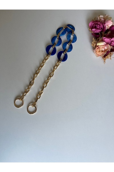 zg hobi aksesuar حزام حقيبة مزين بالأكريليك للحقائب المحبوكة