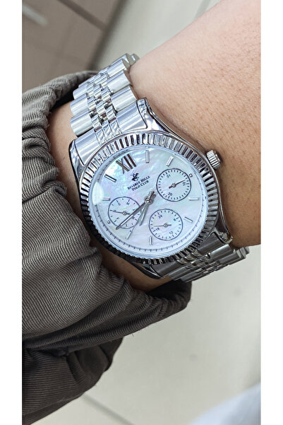 Beverly Hills Polo Club Pırlanta Sertifikalı Orijinal Aktif Kadranlı Kadın Kol Saati