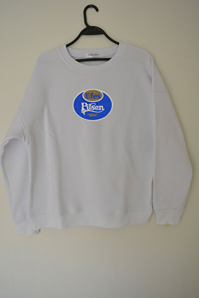 EldenStitch Efes Nakış İşlemeli Unisex Oversize Sweatshirt