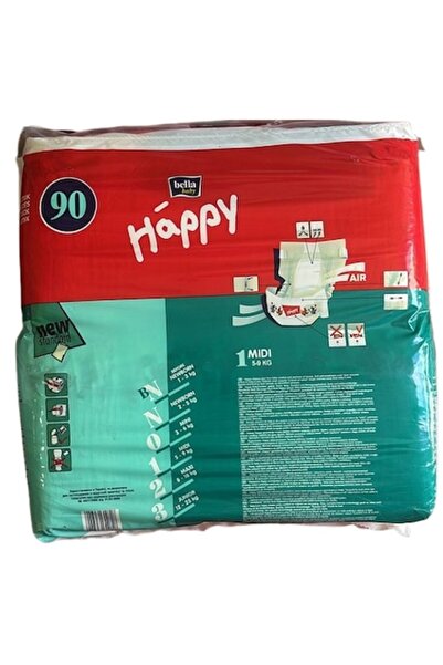 Bella Baby Set 90buc scutece Happy, marime Midi, 5-9kg