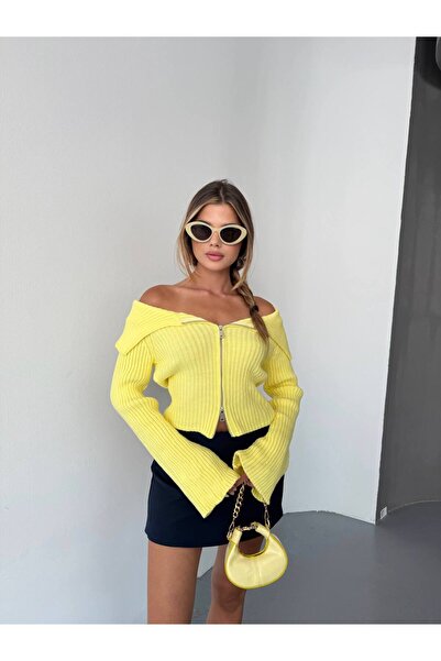 DMBASİC Madonna Zippered Sweater