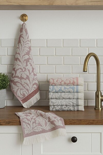 İMAGE HOME COLLECTION 5 RENK 30 X 50 JAKARLI SAÇAKLI mutfak havlusu