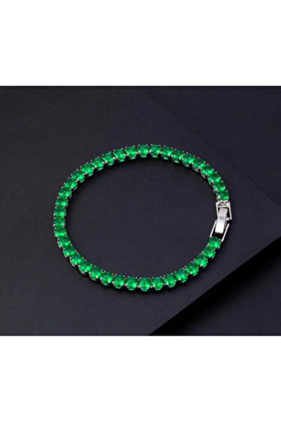 Ümaks Silvers سوار نسائي من الزركون من Waterway يتألق ليلاً