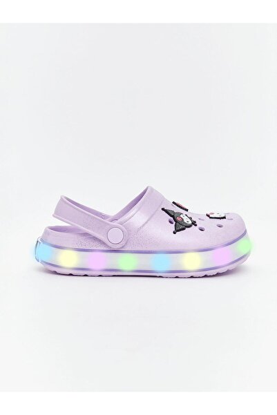 LC Waikiki Peak New Season Lilac Kuromi Printed Baby Girl Beach Sandals