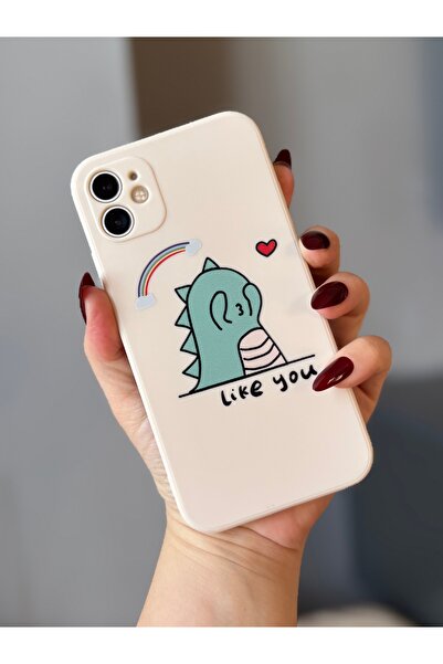 MİRAZ TASARIM iPhone 11 Cute Dinosaur Patterned Case (12 Looks)