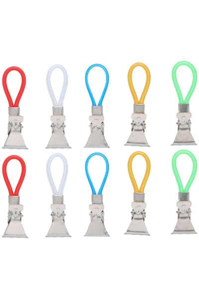 Alpina Σετ 10 κρεμάστρων για πετσέτες, μέγεθος 51 x 9 x 15 χιλ.