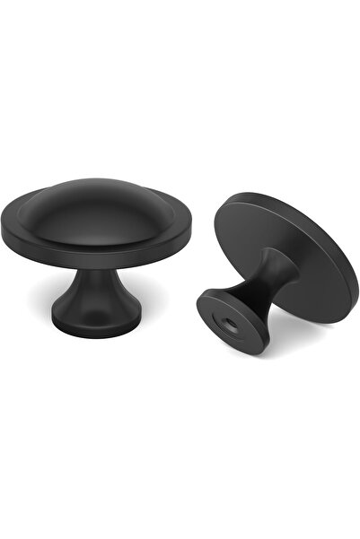 OEM Mânere rotunde negre din aluminiu 28,3x3,5 mm