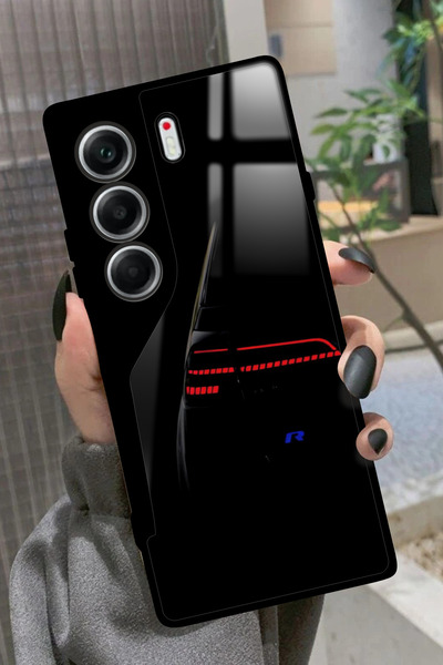 TECNO Camon 40 Uyumlu Araba Tasarımlı Glossy Premium Kılıf