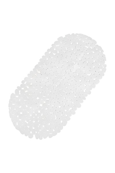 MAİN SHOP 2 Pieces Bathroom Shower and Bathtub Anti-Slip Suction Cup Stone Mat 34X68 cm M-130