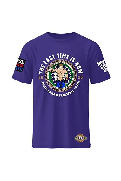 l'eivor John Cena Uc Me Never Give up Printed Cotton T-Shirt