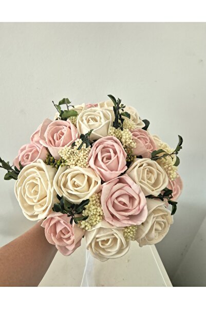 Yellow Tulip Bridal/godmother bouquet with immortal sola flowers and cryogenic greenery